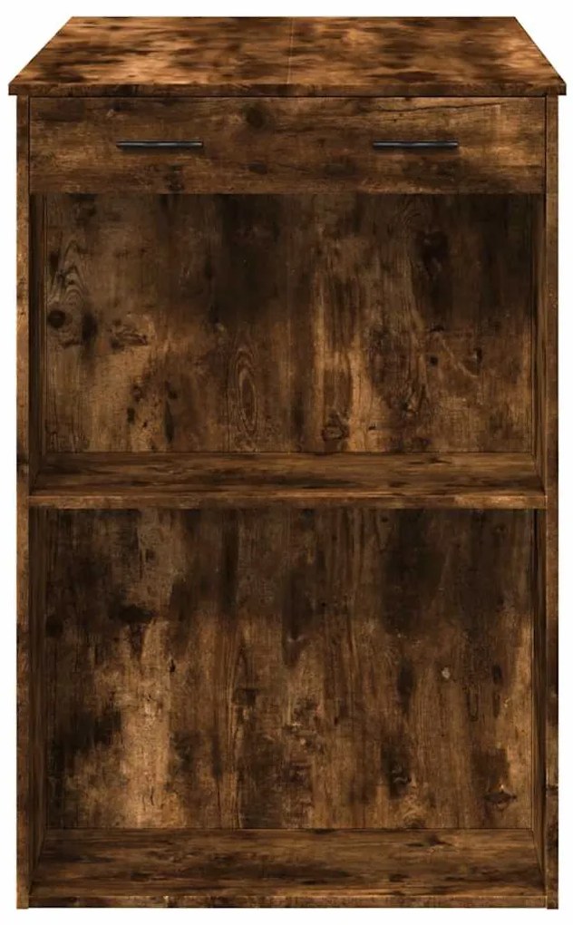 Mesa de bar 102x70x103,5cm derivados de madeira carvalho fumado
