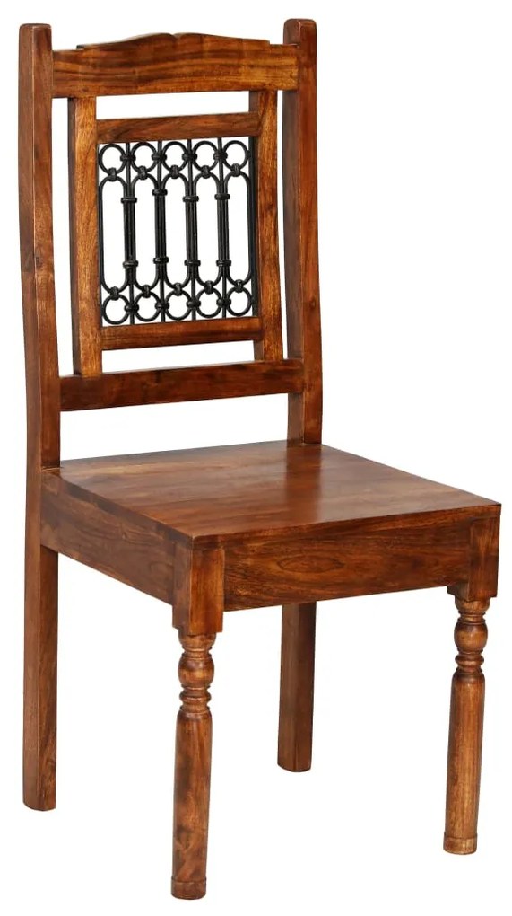 Conjunto de mesa de jantar 5 pcs madeira de acácia maciça