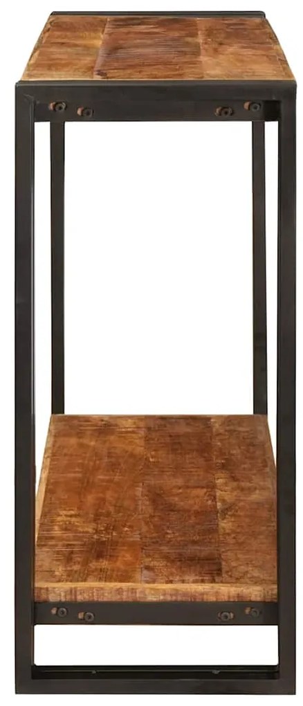 Aparador 90 x 33 x 75 cm Madeira de mangueira áspera maciça