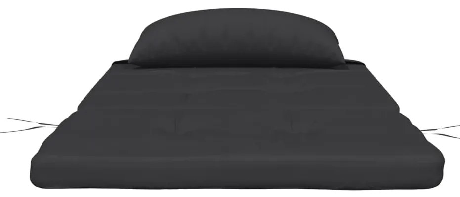 Almofadões p/ cadeira adirondack 2 pcs tecido oxford preto