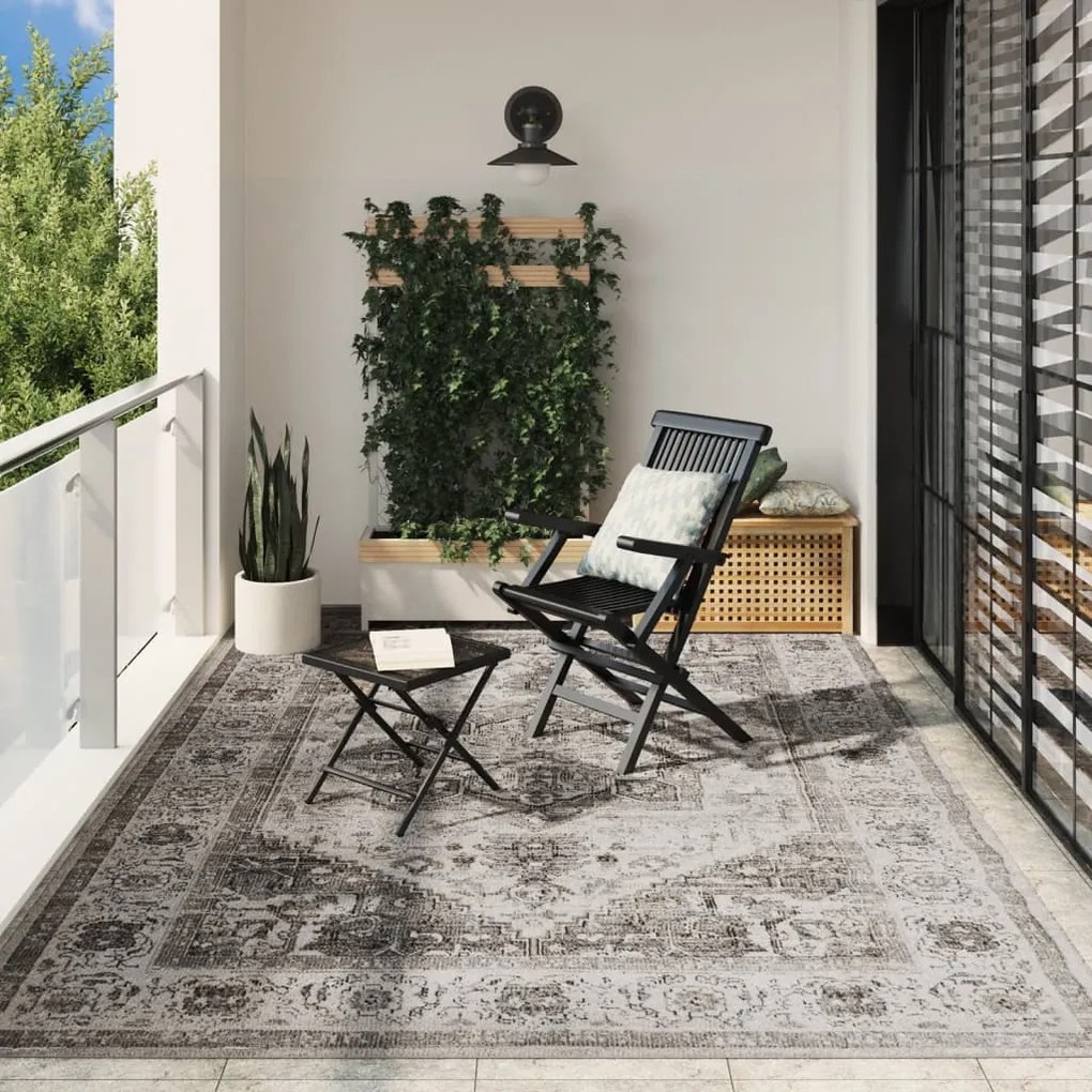 vidaXL Tapete de interior e exterior design vintage ARBIZU 240x340 cm
