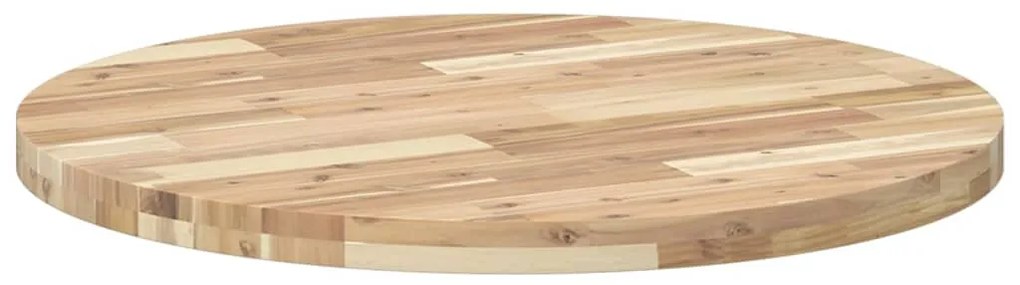 Tampo de mesa redondo Ø80x4 cm madeira de acácia maciça