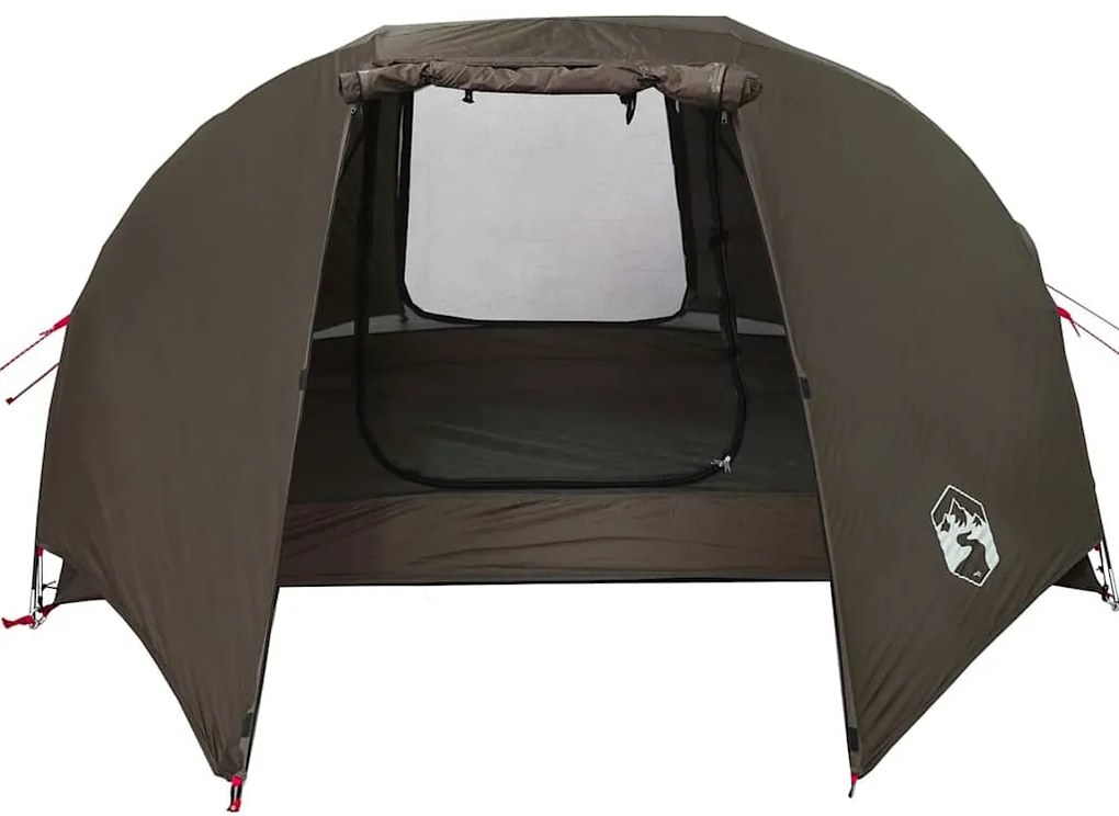 Tenda de pesca para 3 pessoas impermeável castanho