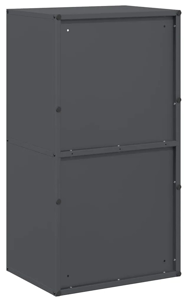 Suporte para lenha 40x30x75 cm aço laminado a frio antracite