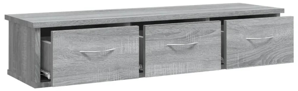 Armário parede 88x26x18,5 cm derivados madeira cinzento sonoma