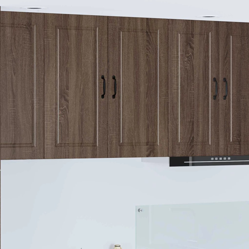 vidaXL Armário de Cozinha com porta Carvalho Marrom 80 x 31 x 80 cm