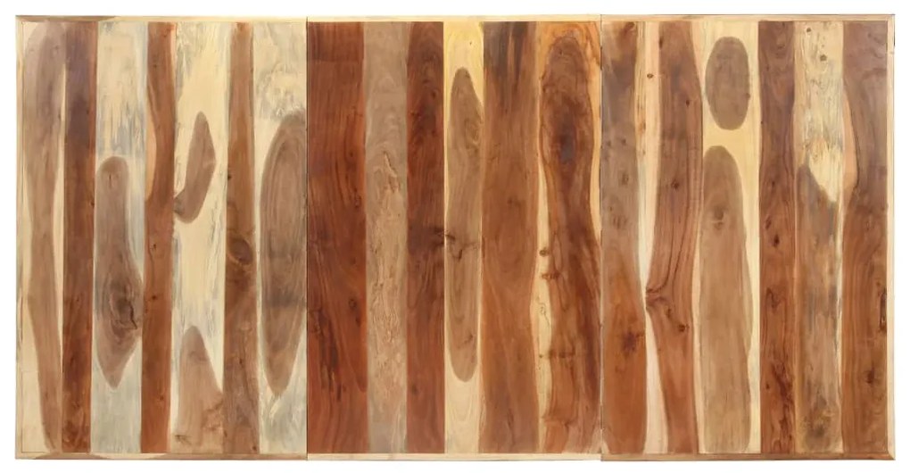 Mesa de jantar 200x100x75 cm madeira maciça c/ acabamento a mel