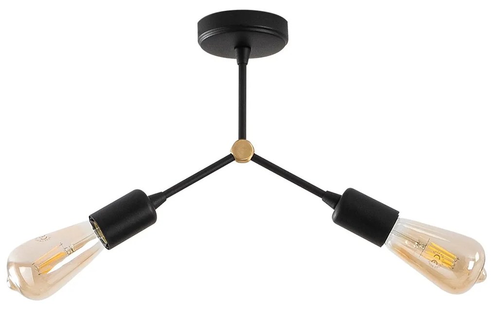 Candeeiro Chandelier Sparrow – Preto – 34 x 10 cm