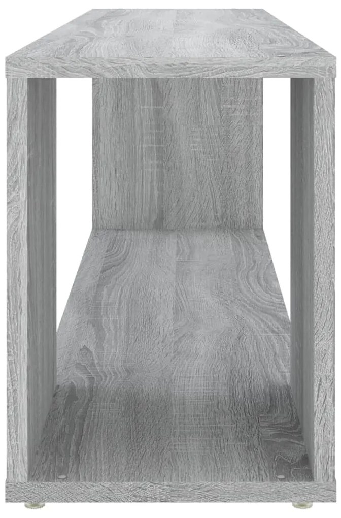 Móvel de TV 100x24x32 cm derivados de madeira cinzento sonoma