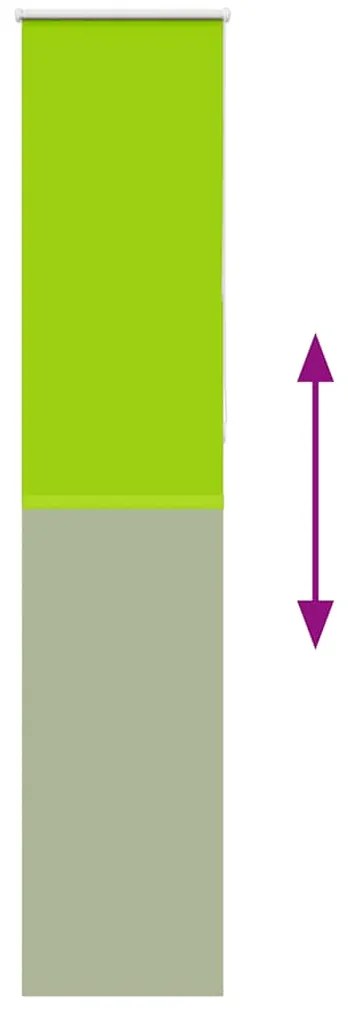 Persiana de enrolar 60x210 cm largura tecido 55,7 cm poliéster