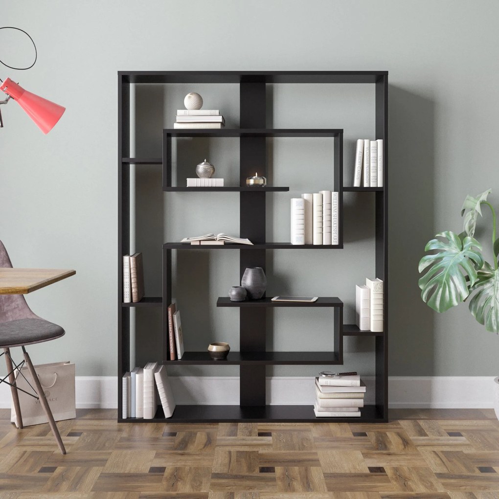 Estante Esteban – Preto – 120x156x22 cm