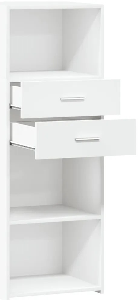 Armário alto 45x42,5x124 cm derivados de madeira branco