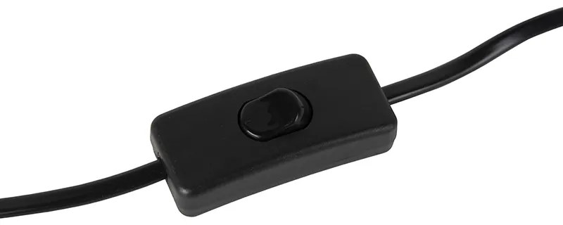 Candeeiro de mesa retro amarelo com bronze - Milou