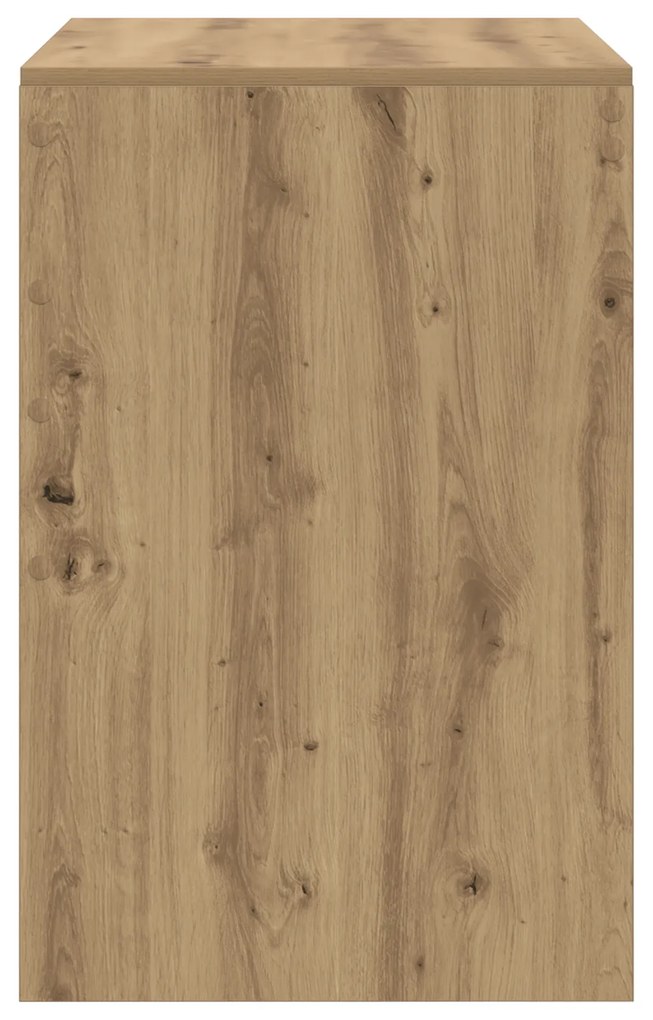 Secretária Carvalho Artesanal MDF 100 x 50 x 76 cm Simples