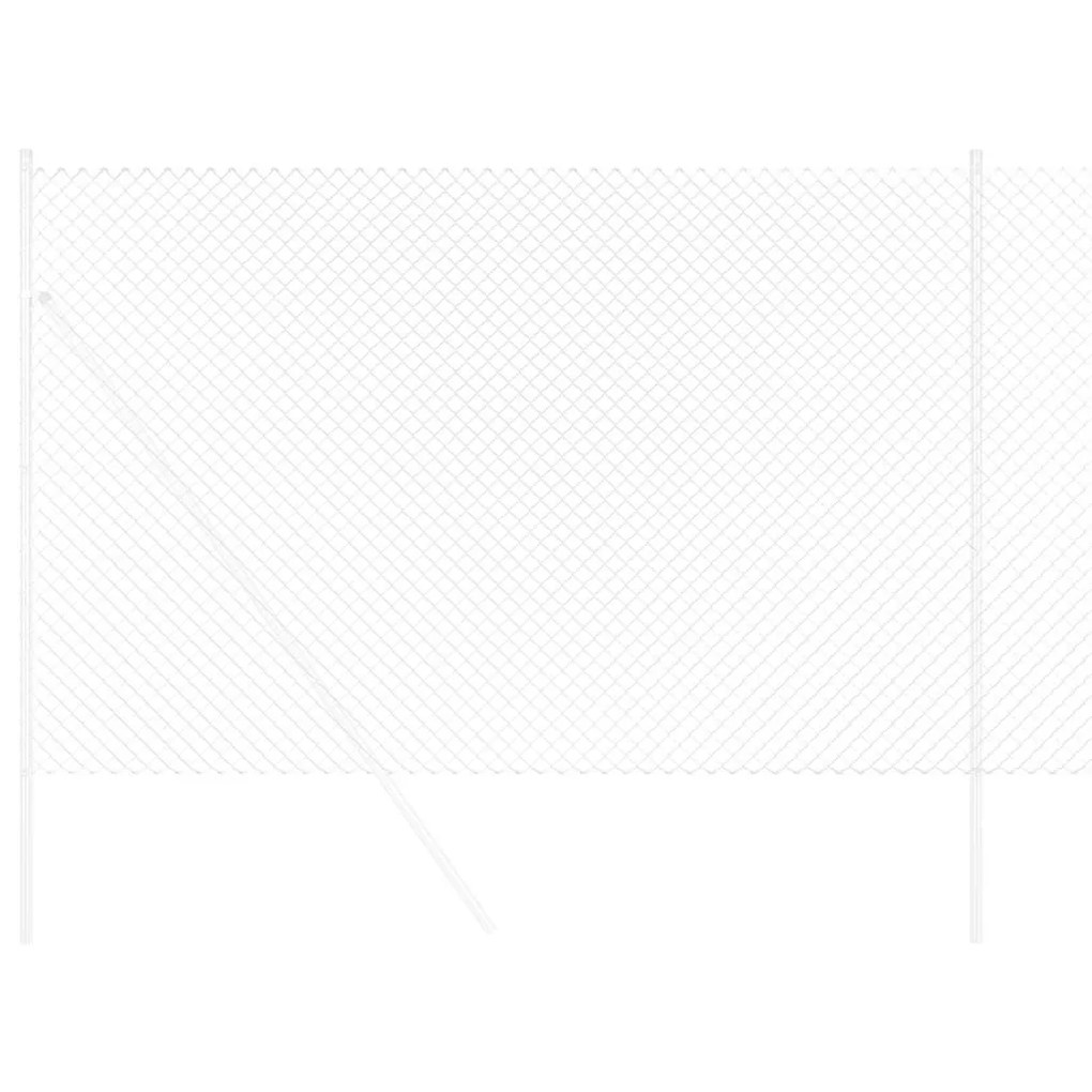 Cerca Prateado 10 x 1.6 m Aço galvanizado
