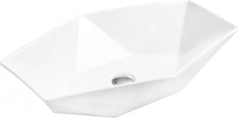 Mexen Elena lavatório de bancada 63 x 41 cm, branco - 21476300
