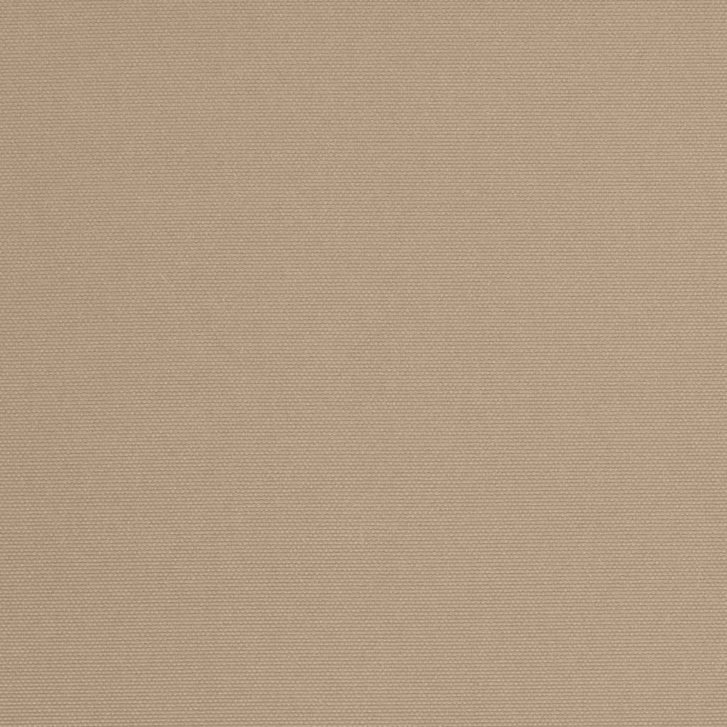 Guarda-sol jardim cabeça dupla/LED 316x240 cm cinza-acastanhado