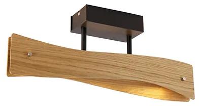 Candeeiro de tecto moderno madeira LED - SJAAK S Moderno