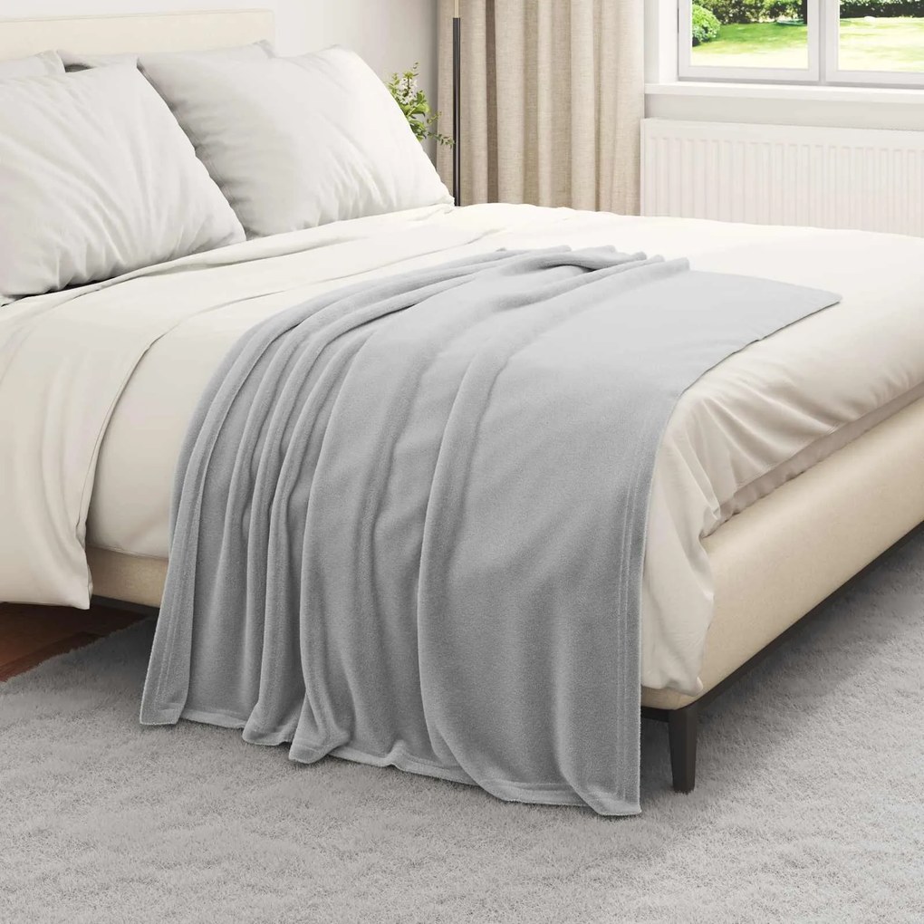 vidaXL Cobertores de Sofá 6 pcs Cinzeto 130 x 150 cm Lã