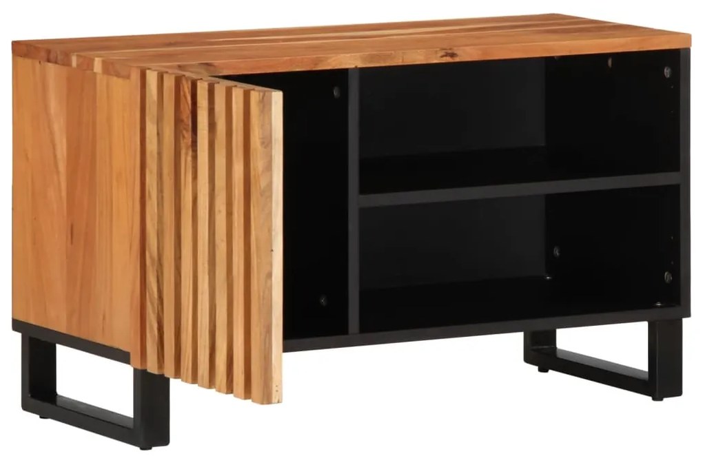 Móvel de TV 80x34x46 cm madeira de acácia maciça
