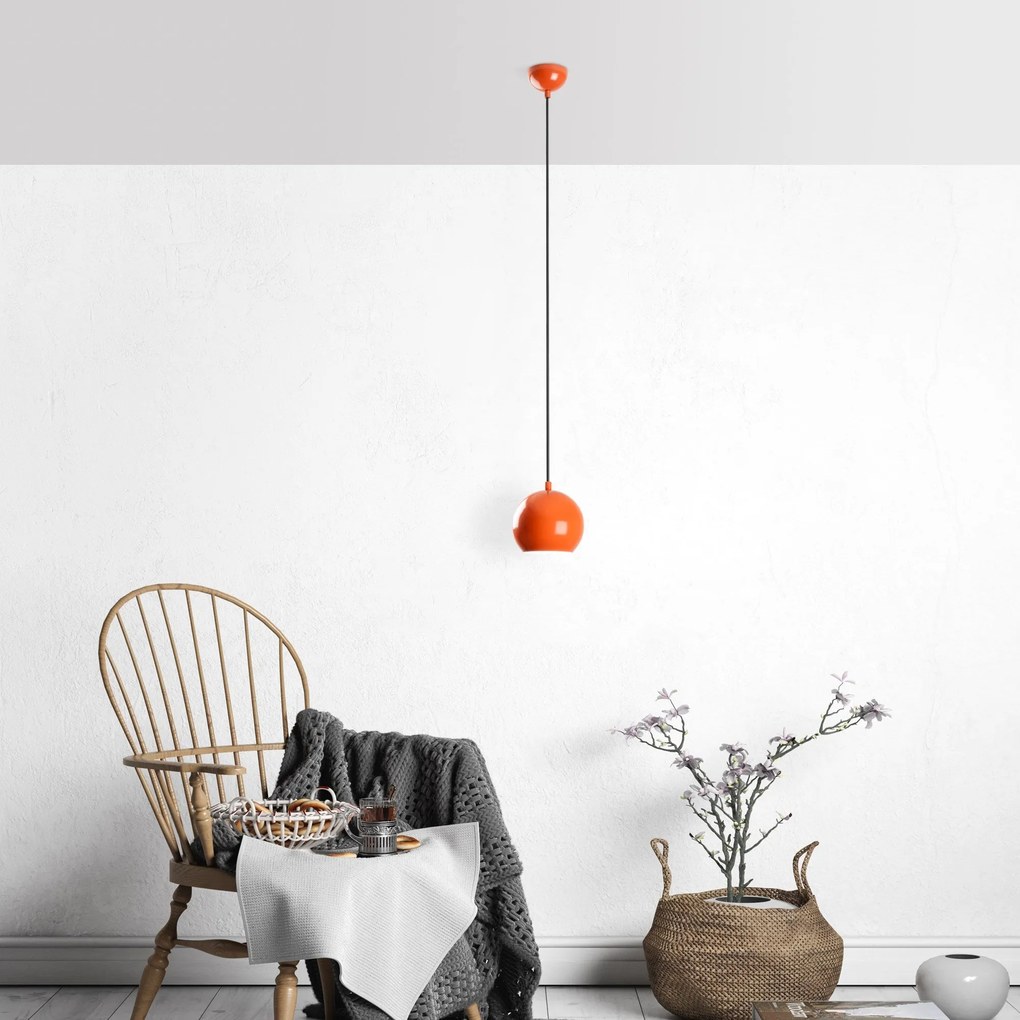 Candeeiro Chandelier Top – Laranja – Ø15 h:13 cm