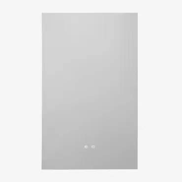 Espelho De Parede Retangular Para Banheiro Com Luz Led E Antivapor 55x90 Cm Kirvex Transparente - Sklum