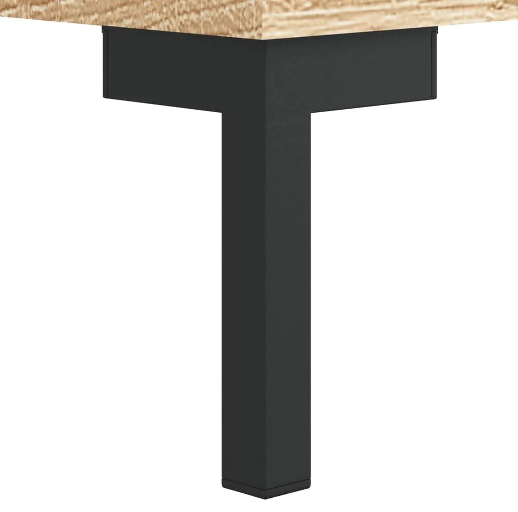 Mesa de cabeceira 40x40x66 cm derivados madeira carvalho sonoma