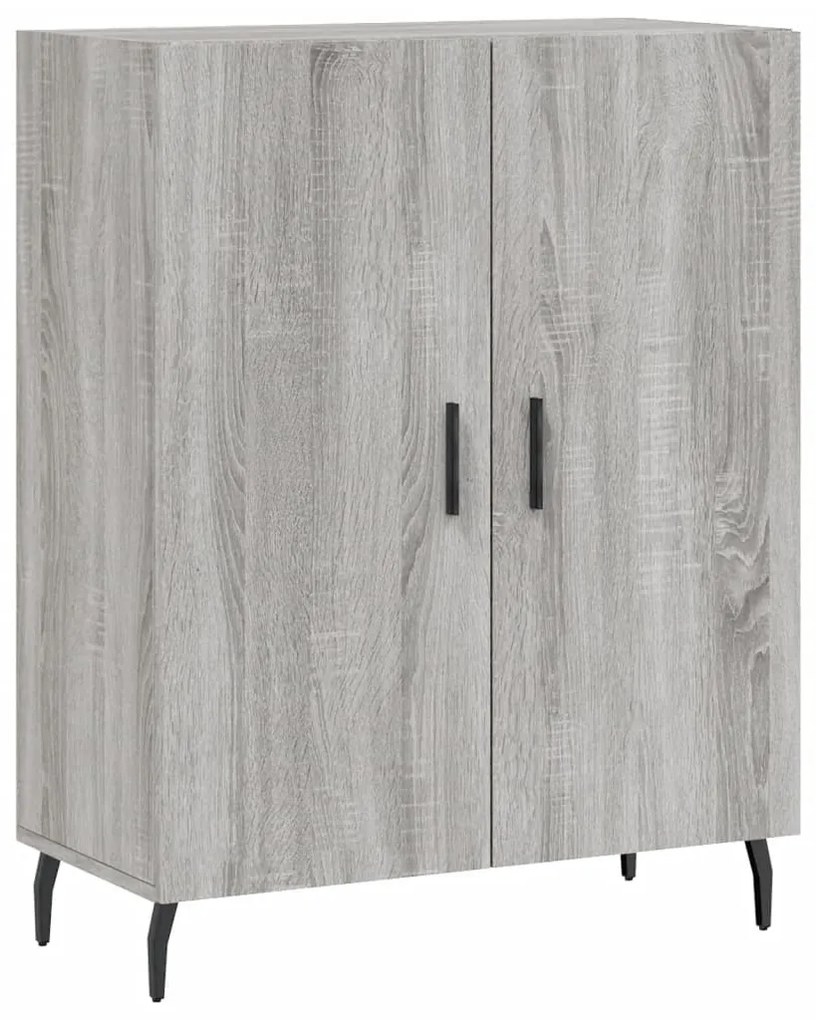 Armário alto 69,5x34x180 cm derivados de madeira sonoma cinza