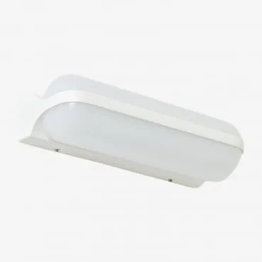 Aplique Led Para Exterior Em Alumínio Com 2 Pontos De Luz Pivaro Branco - Sklum