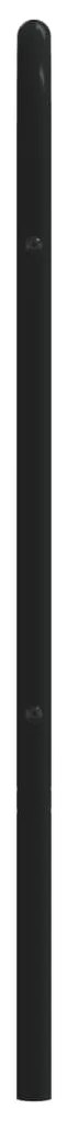 Cabeceira de cama 200 cm metal preto
