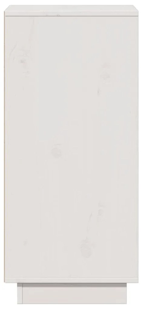 Aparadores 2 pcs 31,5x34x75 cm madeira de pinho maciça branco