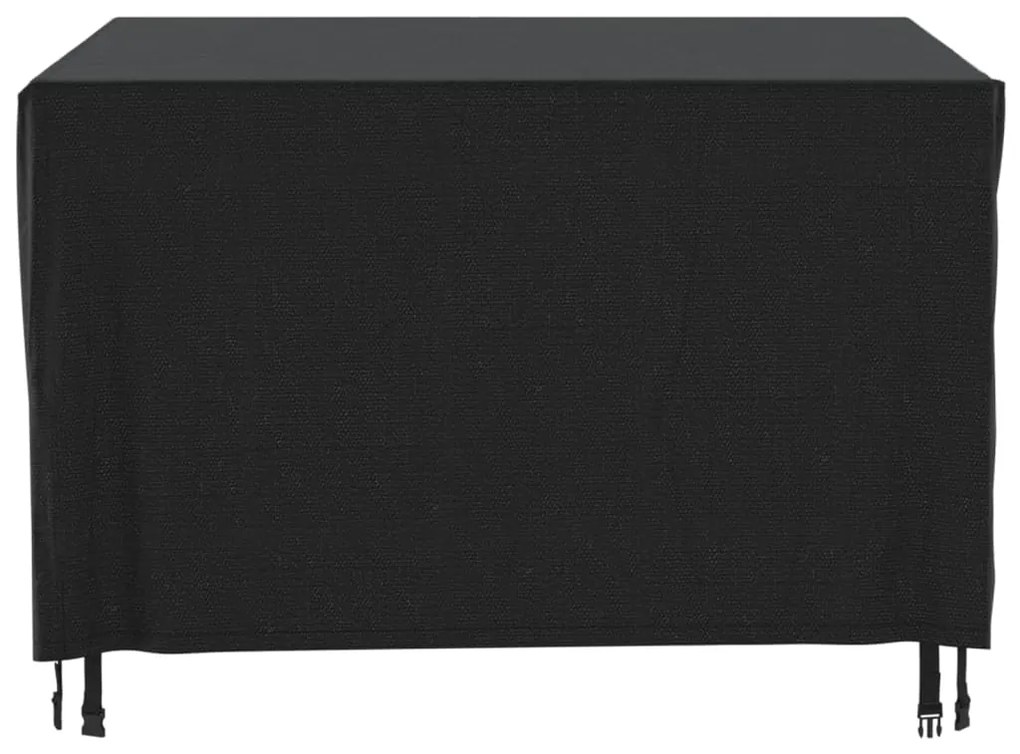 Capa p/ mobiliário jardim 135x135x90 cm impermeável 420D preto