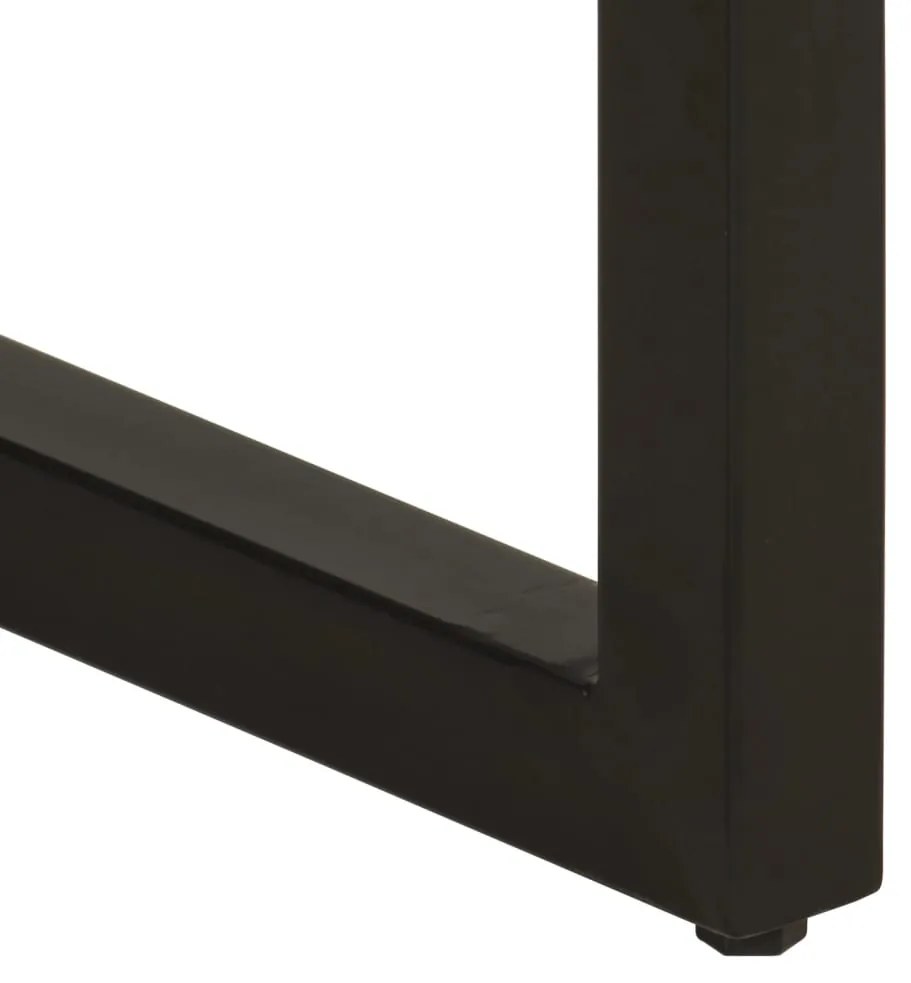 Mesa de jantar 110x50x76 cm madeira de mangueira maciça