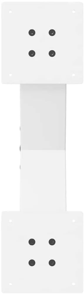 Pés para mesa de centro em formato de X, 2 peças, branco, 60x (30-31)