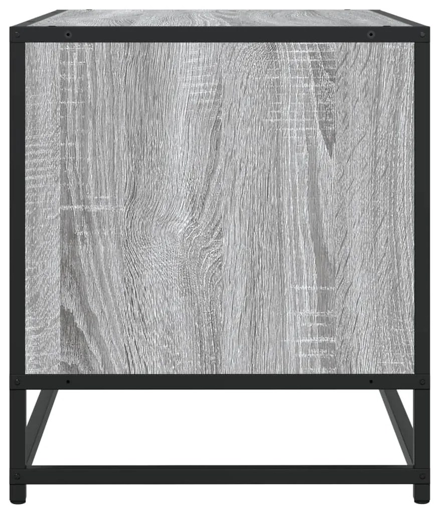 Móvel TV 120,5x40x46 cm derivados madeira/metal cinzento sonoma