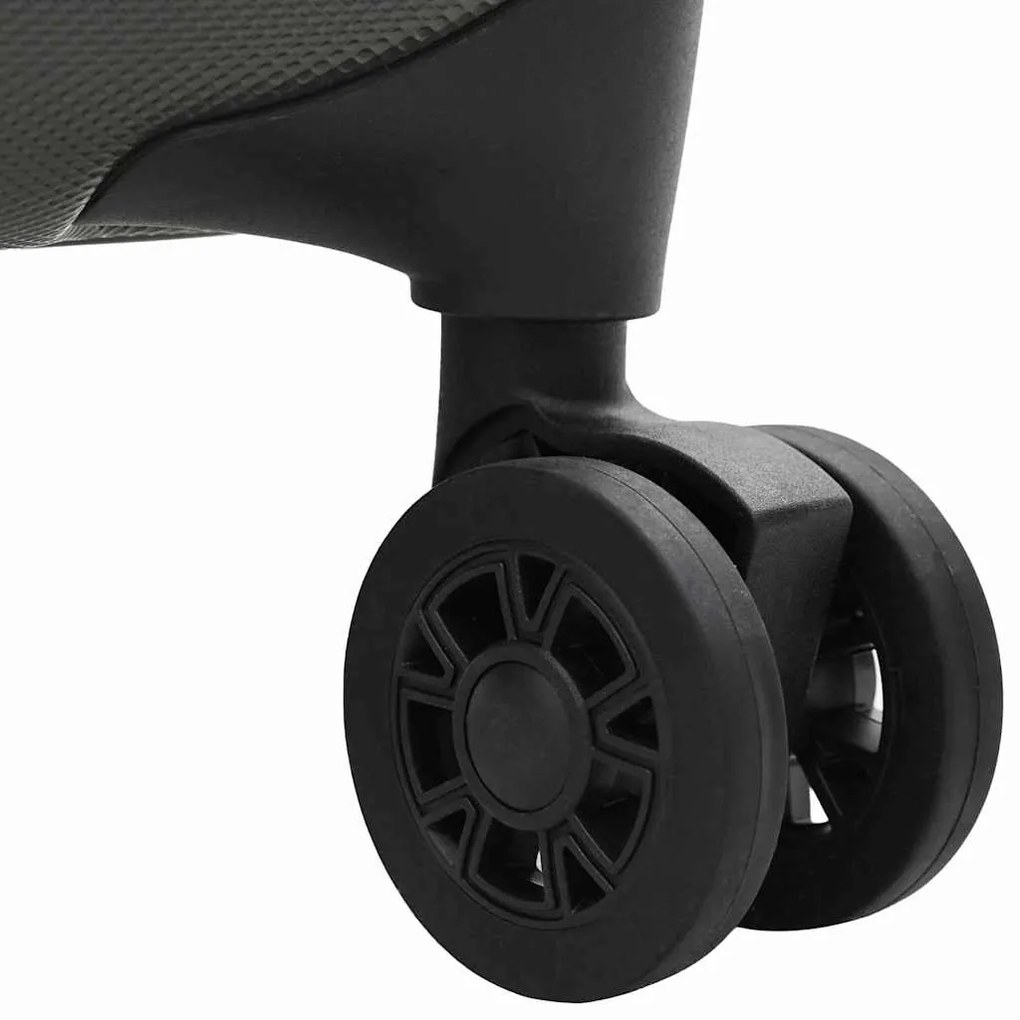 Mala Dobrável Casco Duro 24'' Cinza Escura 43x27x66 cm ABS