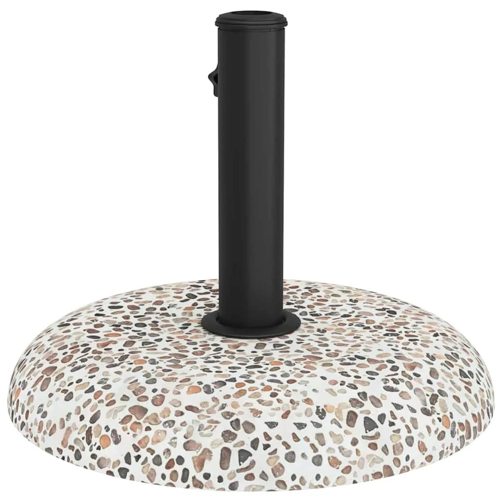 Base de Parasol para Postes de 37/42/52/58mm, Concreto Multicolorido,