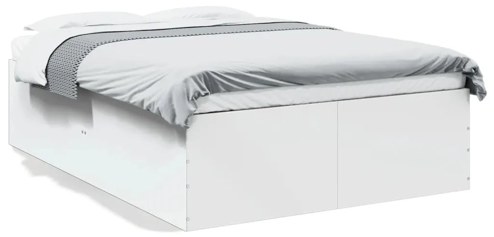 Estrutura de cama 120x200 cm derivados de madeira branco