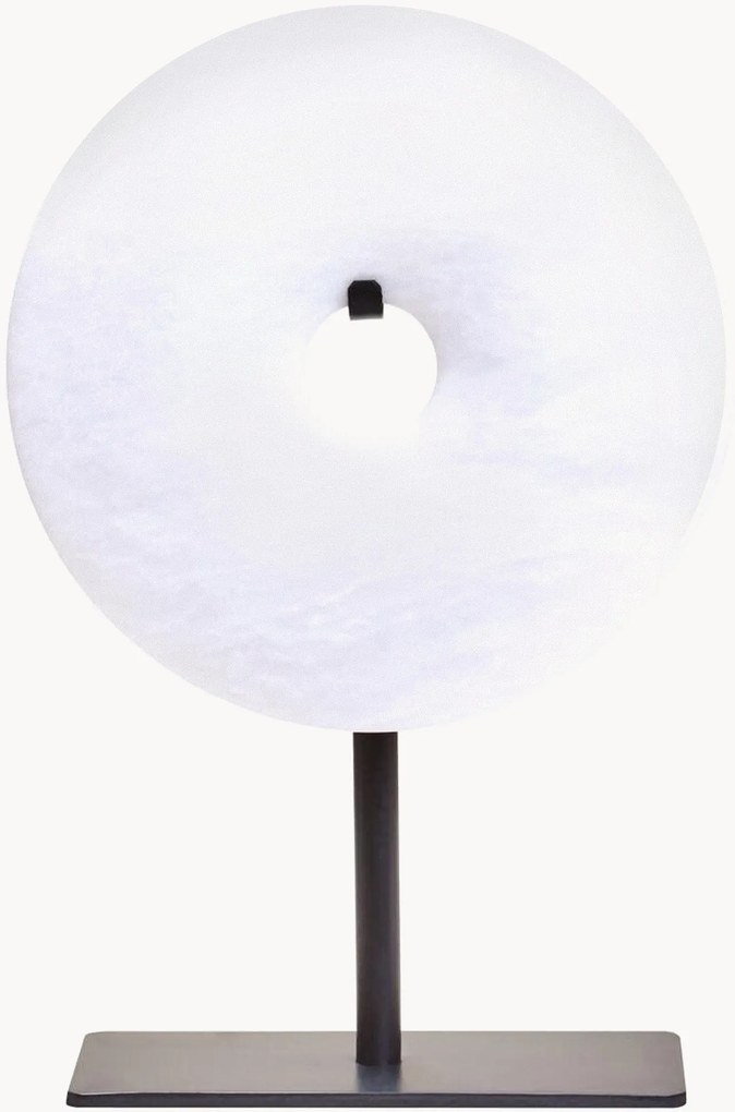 Escultura em disco de mármore artesanal Zoro