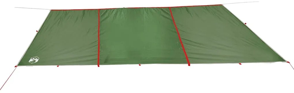 Lona de campismo 420x440 cm impermeável verde