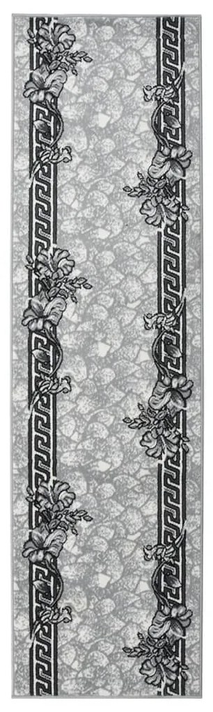 vidaXL Passadeira 60x250 cm polipropileno cinzento