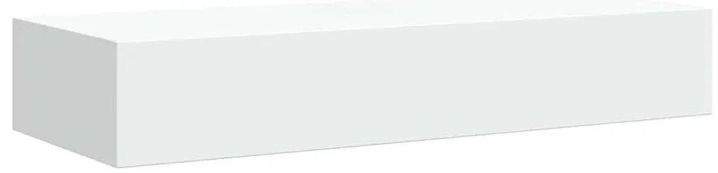 Prateleira de parede com gaveta MDF 60x23,5x10 cm branco