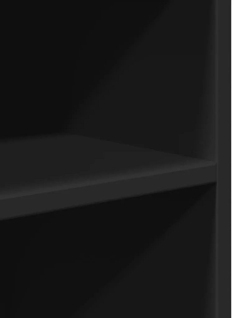 Mesa de apoio c/ rodas 55x60x78 cm derivados de madeira preto