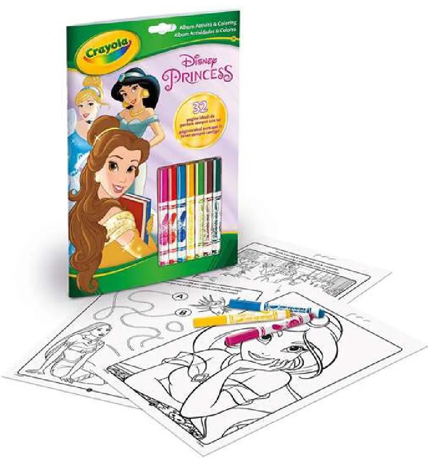 Jogo de Trabalhos Manuais Princesas Disney Crayola