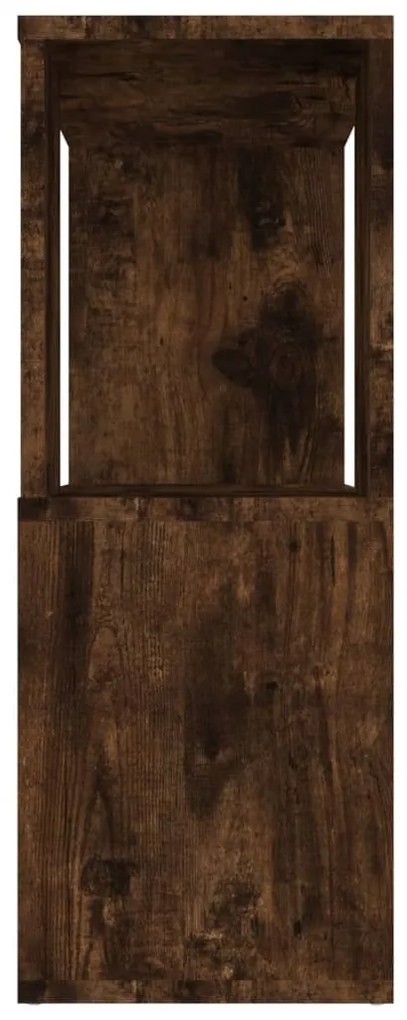 Estante/divisória 80x24x63 cm carvalho fumado