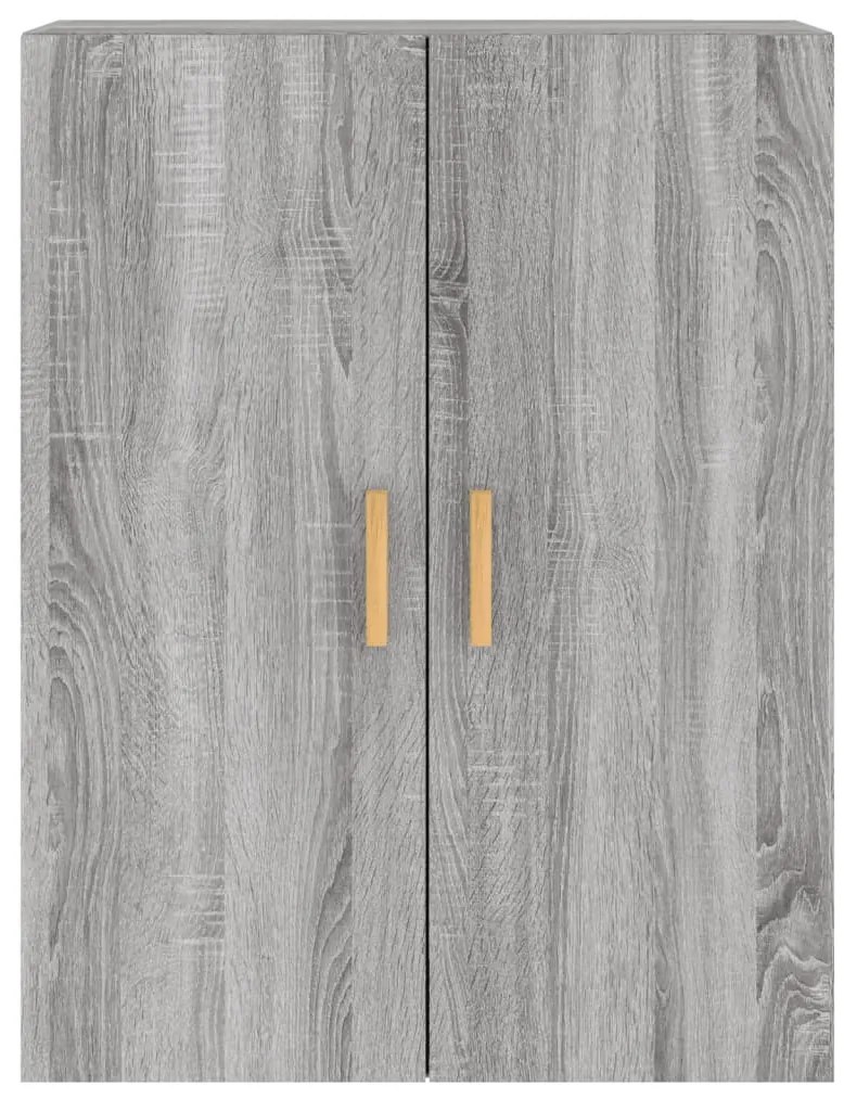 Móveis de parede 2 pcs derivados de madeira cinzento sonoma