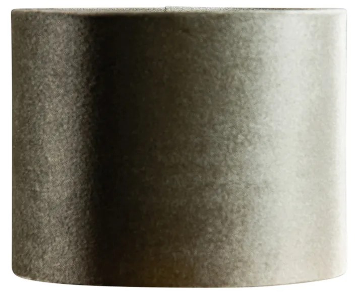 Abajur de Veludo Verde com Interior Dourado 18/18/14