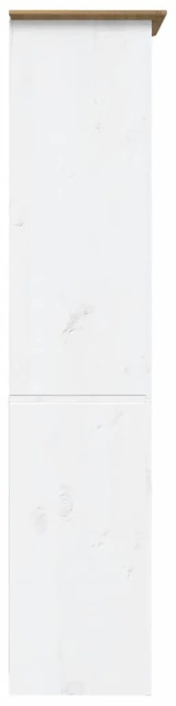 Estante BODO 5 prateleiras 82x40x173 cm pinho maciço castanho