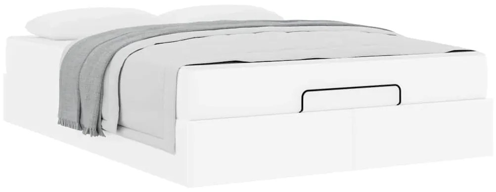 Estrutura de cama com colchão Outros Branco Puro 140 x 200 cm