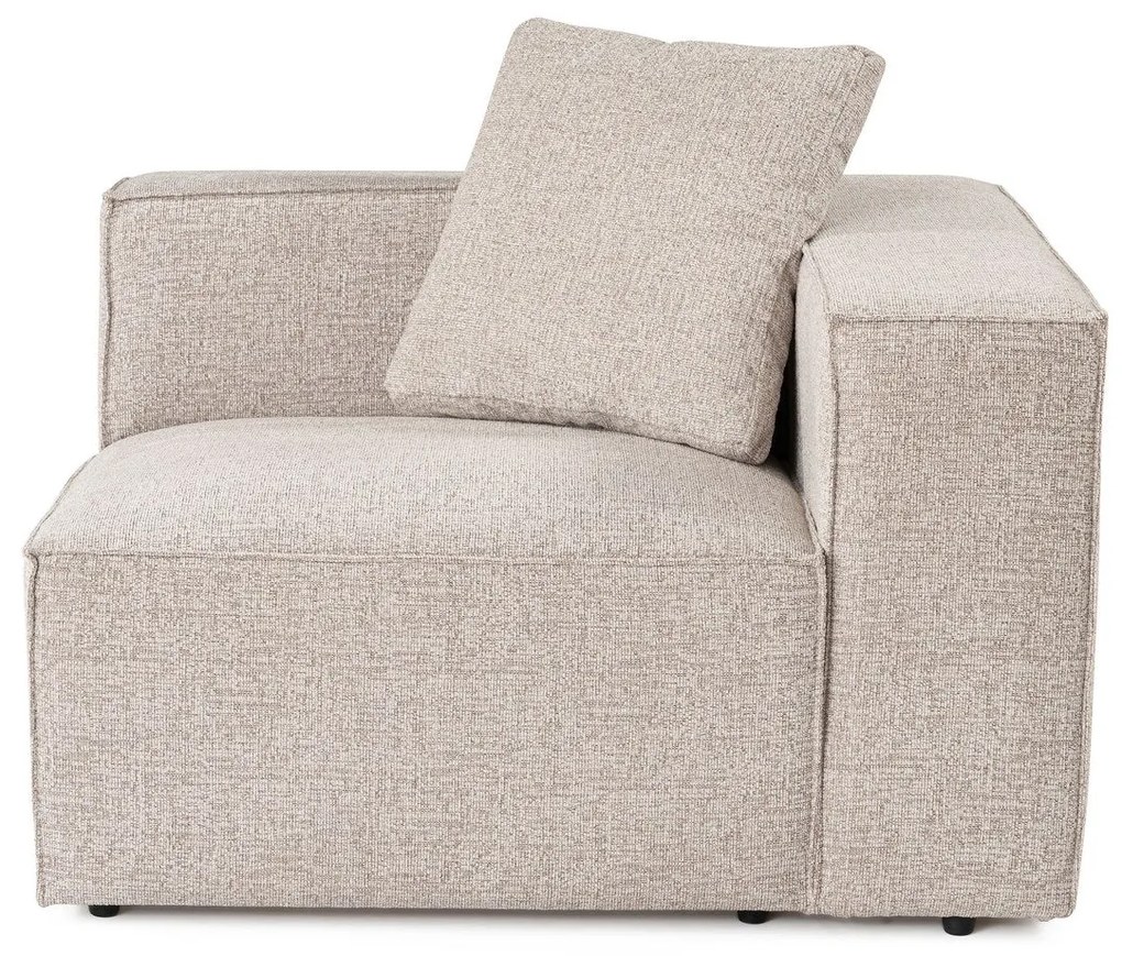 Sofá de 1 Lugar Lora – Mocha – 110x108x65 cm